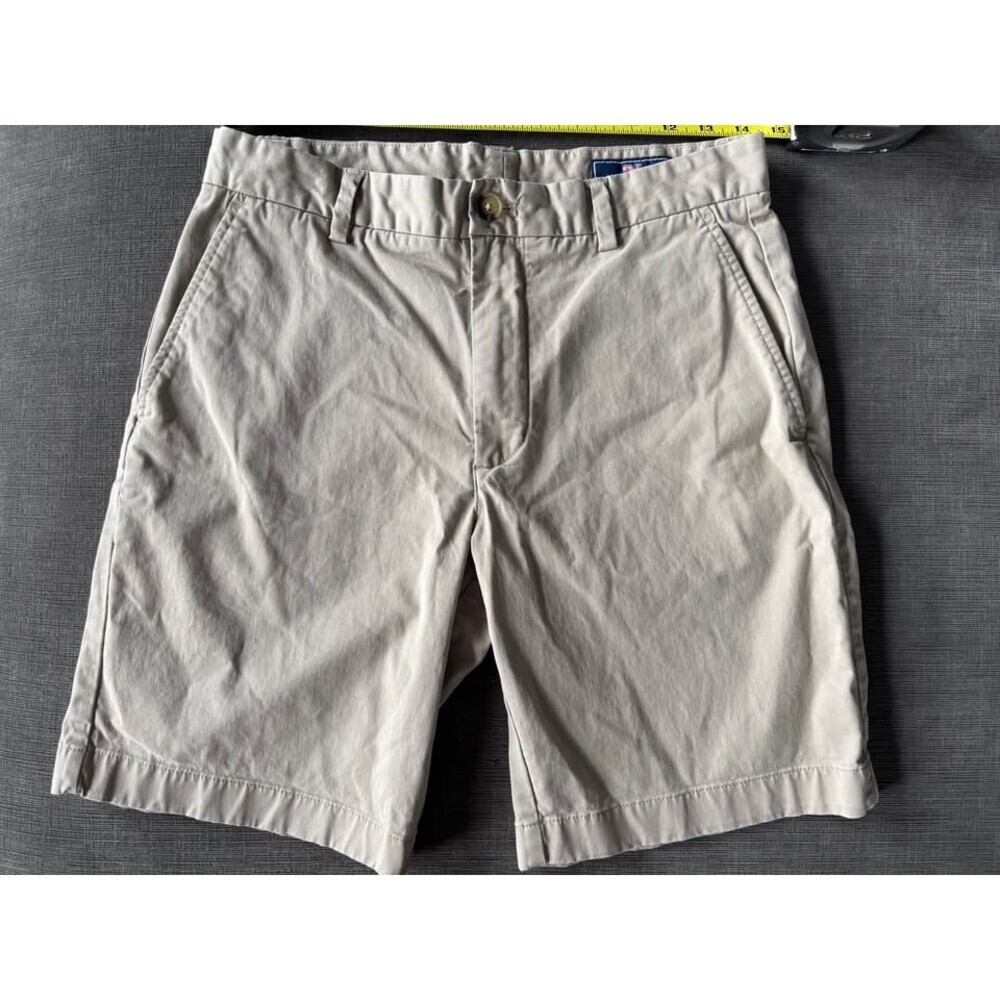 Vineyard Vines Classic Khaki Chino Breaker Shorts - Waist 30
